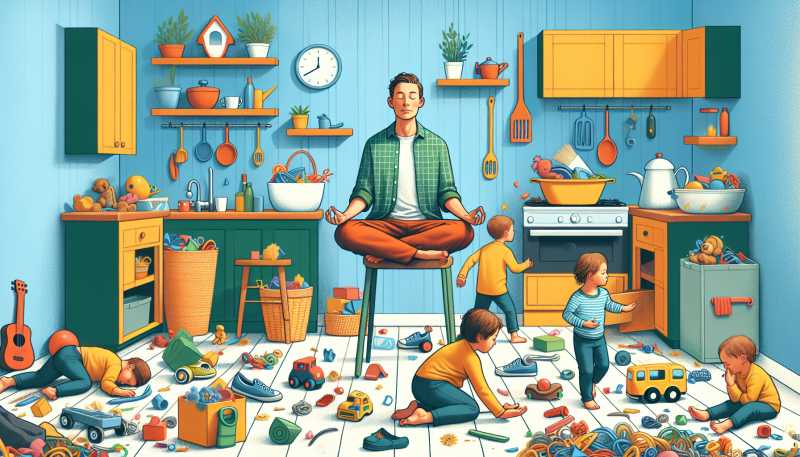 Mindfulness pro rodiče: Jak zůstat v klidu uprostřed rodinného chaosu